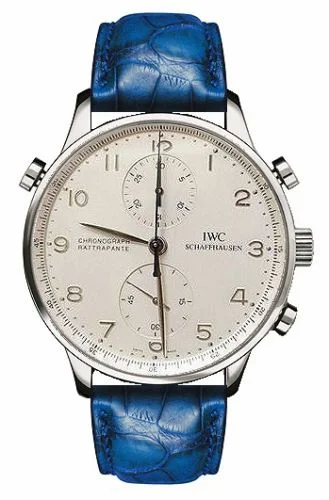 IWC Portuguese Chrono-Rattrapante White Gold / Silver IW3712-09 (IW371209)